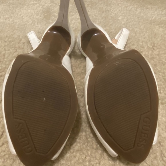 Guess white heels 6.5 - Picture 7 of 7